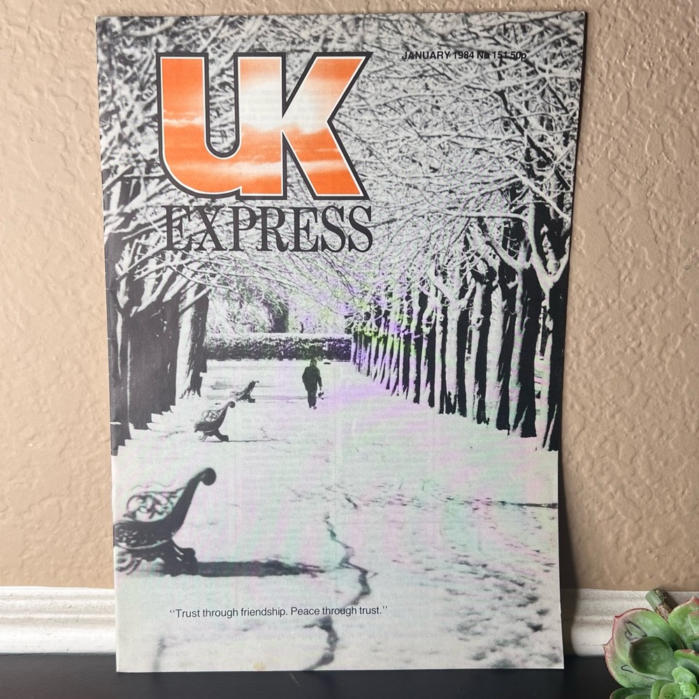 Vintage 1984 UK Express Buddhist Publication Magazine, Nichiren Shoshu Buddhism